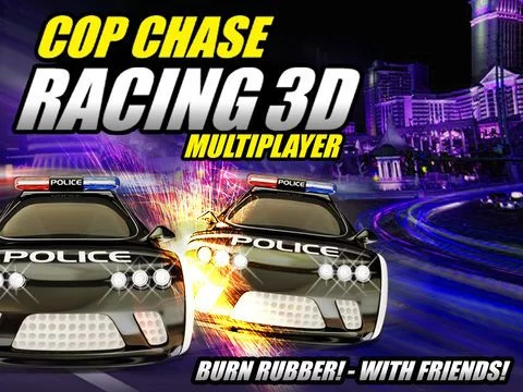Изображение игры: A Cop Chase Car Race 3D PRO 2 - Police Racing Multiplayer Edition HD
