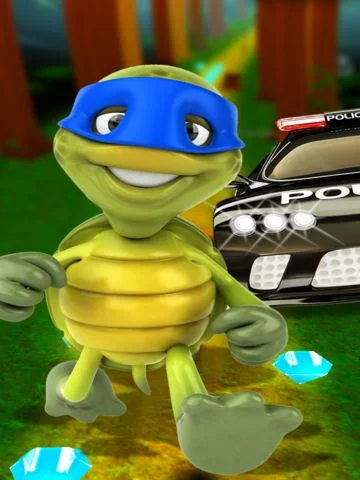Изображение игры: A Turtle Ninja Run 3D - Cool Kids Fun For Boys & Girls Free