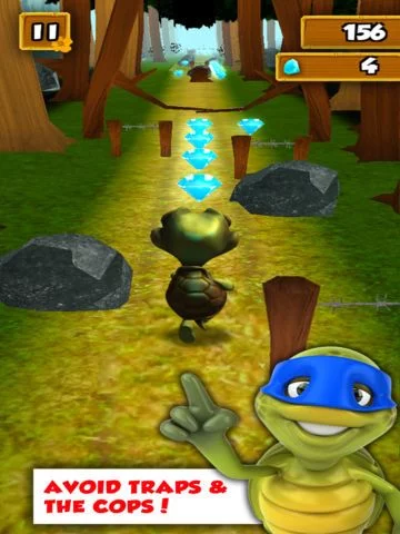 Изображение игры: A Turtle Ninja Run 3D - Cool Kids Fun For Boys & Girls Free