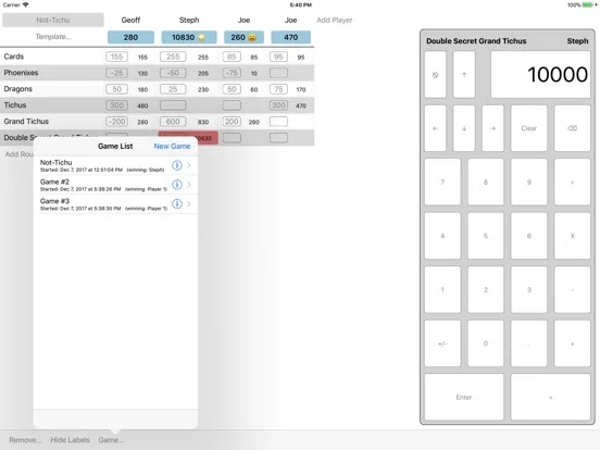Изображение игры: Score Grid