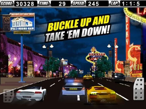 Изображение игры: A Cop Chase Car Race 3D FREE - By Dead Cool Apps