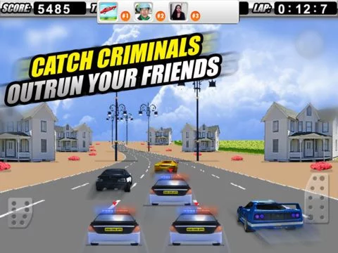 Изображение игры: A Cop Chase Car Race 3D PRO 2 - Police Racing Multiplayer Edition HD