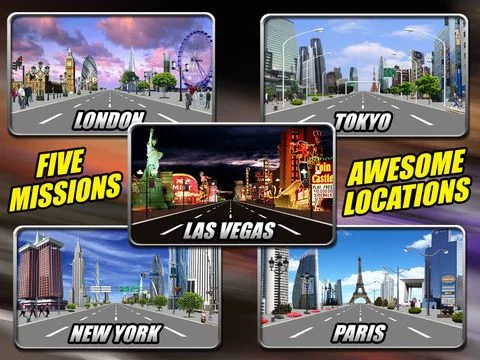 Изображение игры: A Cop Chase Car Race 3D FREE - By Dead Cool Apps