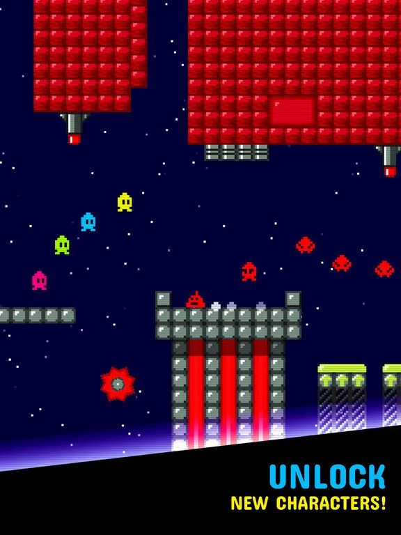 Изображение игры: Tiny Alien - Jump and Shoot!