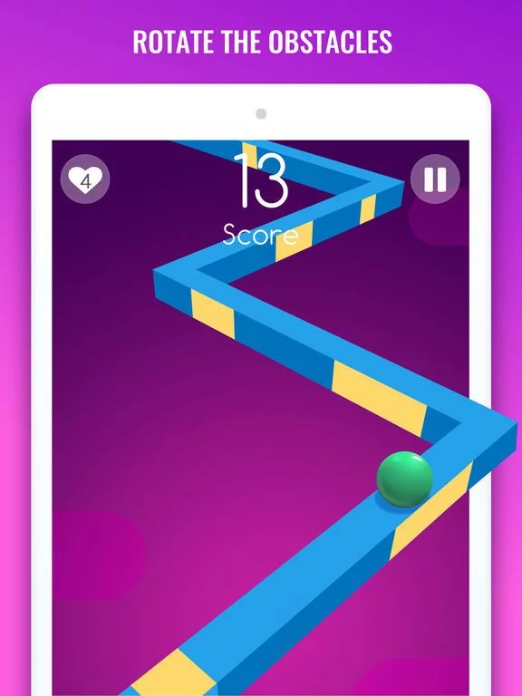 Изображение игры: Spin Race - Zig Zag Drift Line