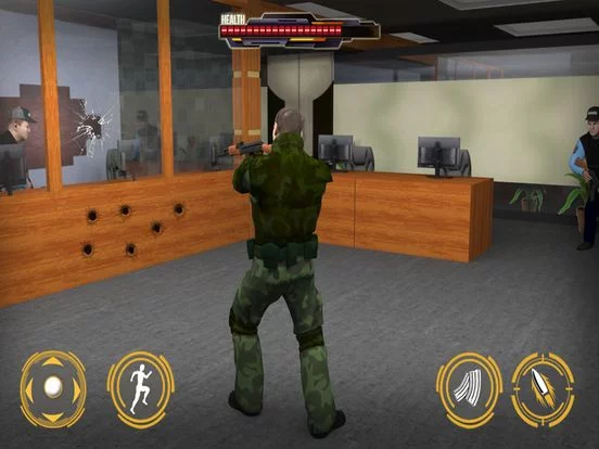 Изображение игры: Bank Robbery Real Car Driver Escape Shooting Game