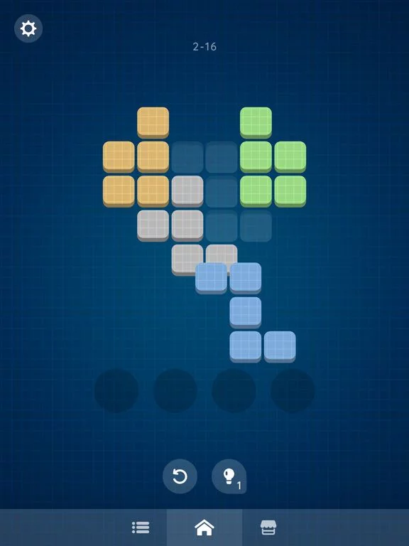Изображение игры: Bloxx Block Puzzle
