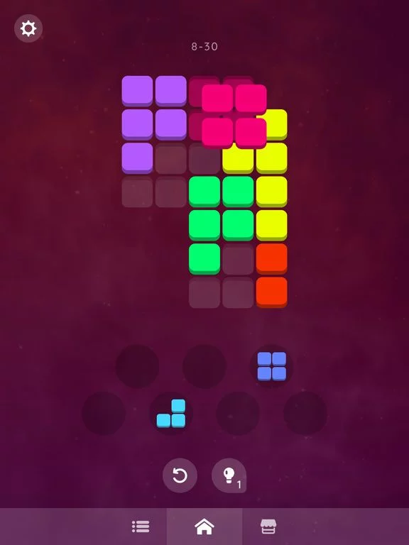 Изображение игры: Bloxx Block Puzzle