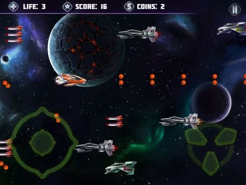 Изображение игры: Galaxy Warfare Free - space shooter