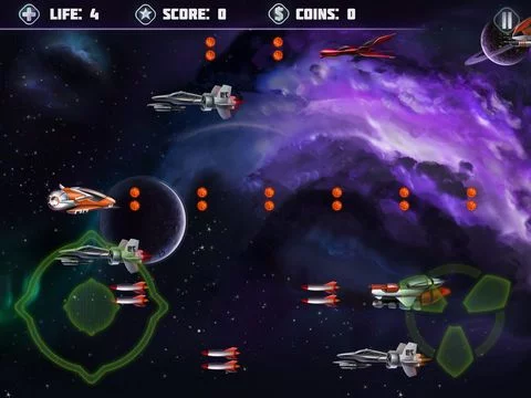 Изображение игры: Galaxy Warfare Free - space shooter