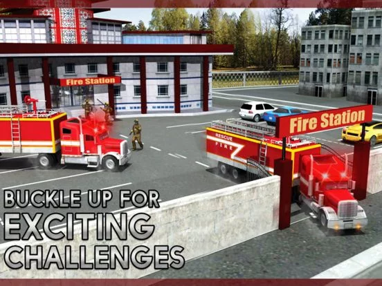 Изображение игры: Rescue Fire Truck Simulator Game: 911 Firefighter