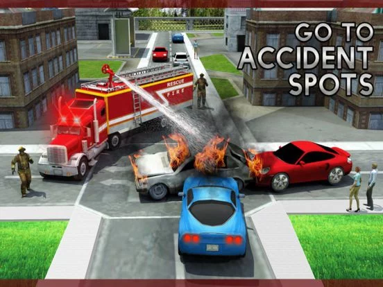 Изображение игры: Rescue Fire Truck Simulator Game: 911 Firefighter