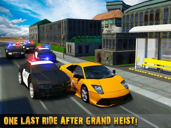 Изображение игры: Police Chase Car Escape - Hot Pursuit Racing Mania