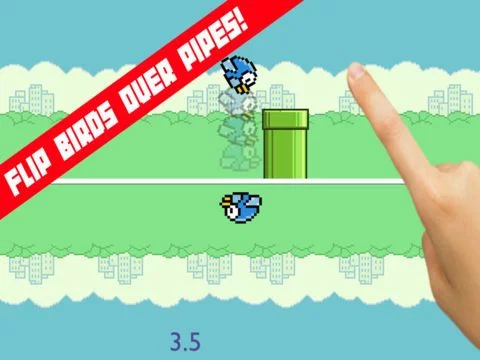 Изображение игры: Flipping Birds Game