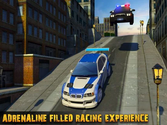Изображение игры: Police Chase Car Escape - Hot Pursuit Racing Mania