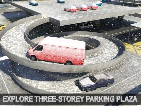 Изображение игры: Multi-Level Snow Car Parking Mania 3D Simulator