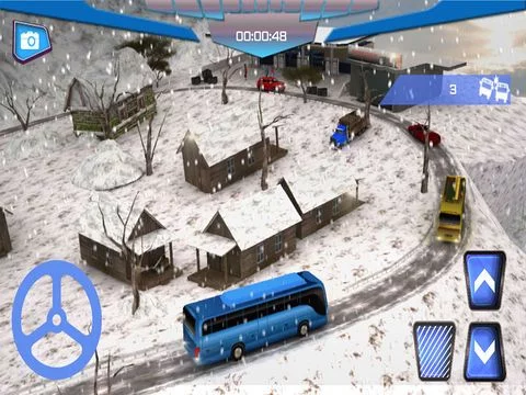 Изображение игры: Winter City Off-road Hill Bus Driving Simulator 3D