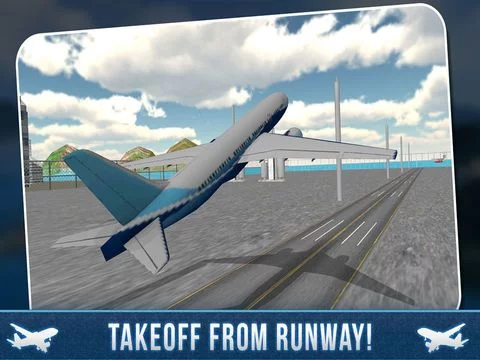 Изображение игры: Real Airport City Air Plane Flight Simulator