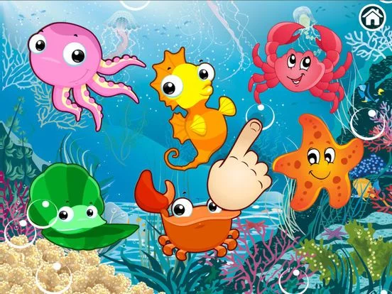 Изображение игры: Ocean Puzzle for kids & toddlers (Premium)