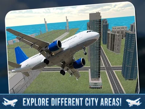 Изображение игры: Real Airport City Air Plane Flight Simulator