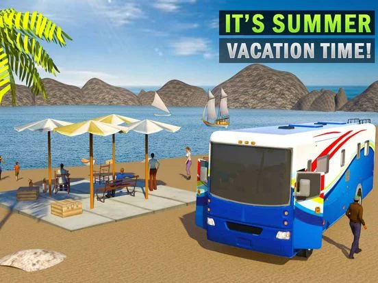 Изображение игры: Summer Camper Van Truck Simulator & Car Parking 3D