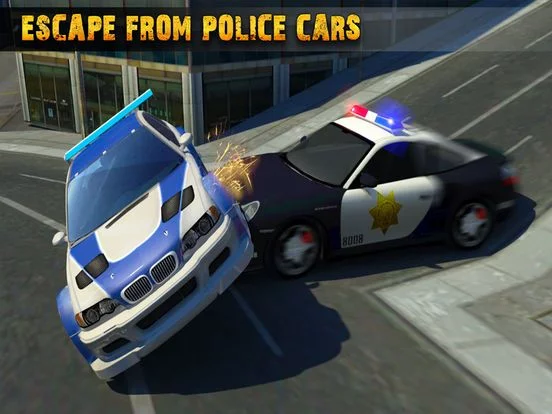 Изображение игры: Police Chase Car Escape - Hot Pursuit Racing Mania