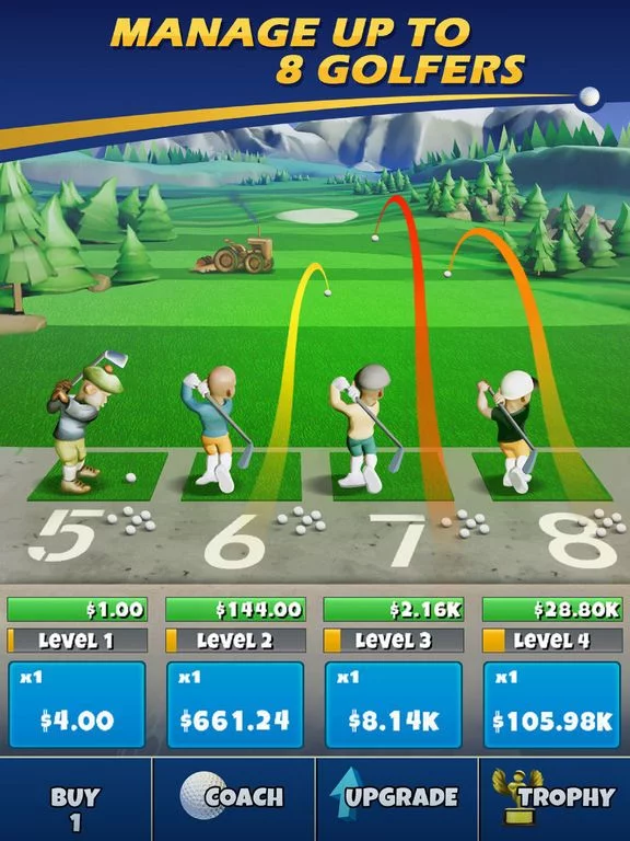 Изображение игры: Idle Golf