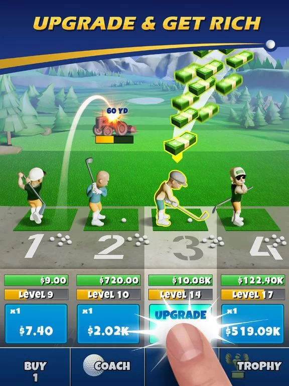 Изображение игры: Idle Golf