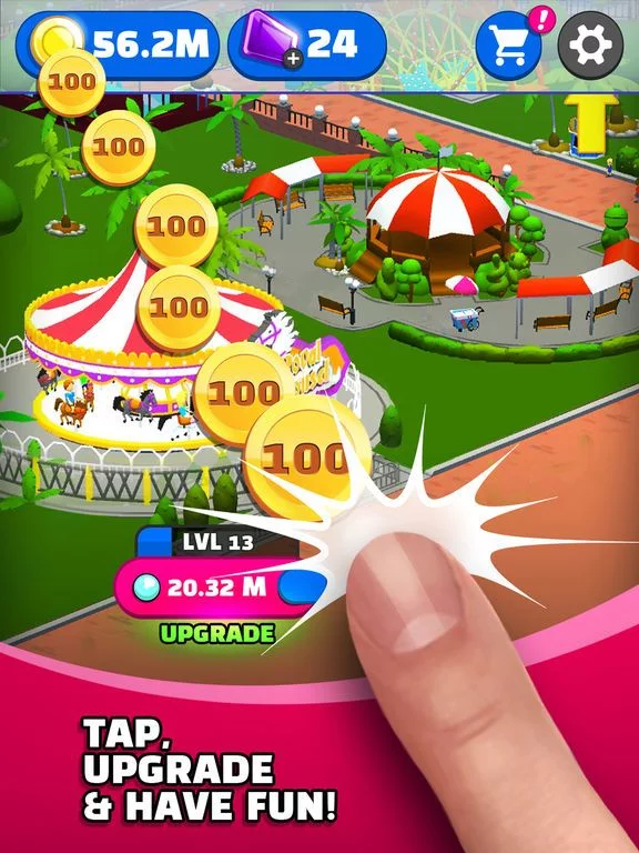 Изображение игры: Click Park: Idle Building Game