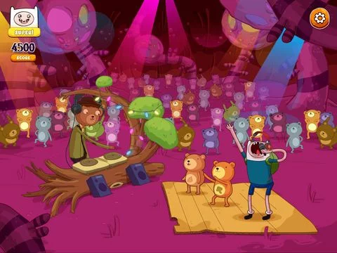 Изображение игры: Rockstars of Ooo - Adventure Time Rhythm Game