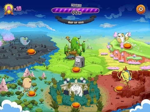 Изображение игры: Rockstars of Ooo - Adventure Time Rhythm Game
