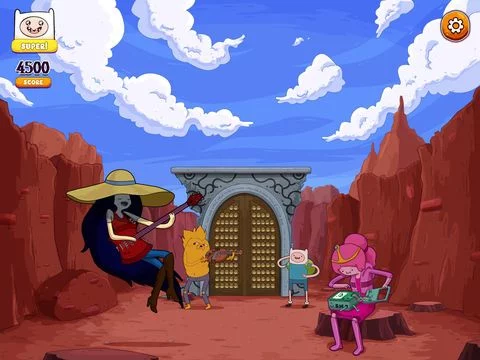 Изображение игры: Rockstars of Ooo - Adventure Time Rhythm Game