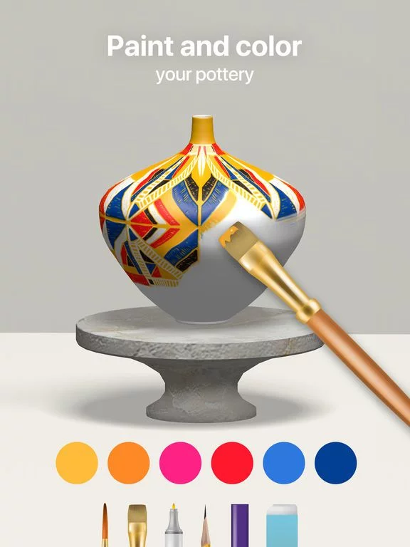 Изображение игры: Pottery.ly 3D– Ceramic Maker