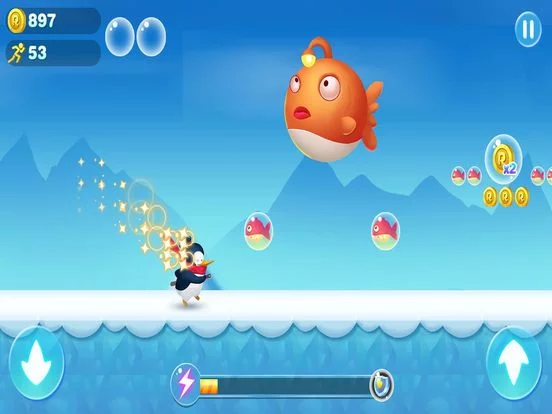 Изображение игры: Super Penguin Run