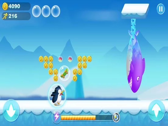 Изображение игры: Super Penguin Run