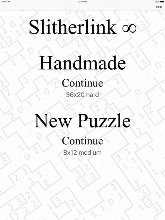 Изображение игры: Slitherlink Infinite