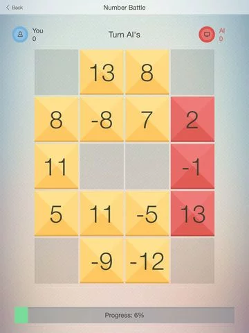 Изображение игры: Number Battle - fun game (puzzle) with numbers. Show the erudition, play with friends