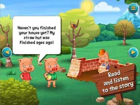 Изображение игры: The Three Little Pigs - Search and find