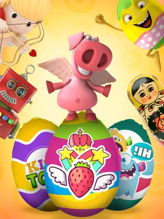 Изображение игры: Chocolate eggs for kids