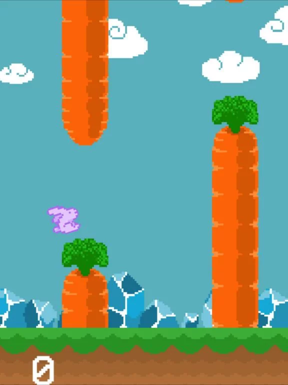 Изображение игры: Hit game Bunny jump