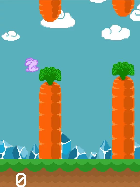 Изображение игры: Hit game Bunny jump