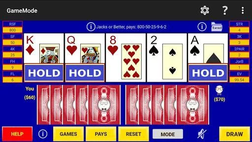 Изображение игры: Play Perfect Video Poker Lite