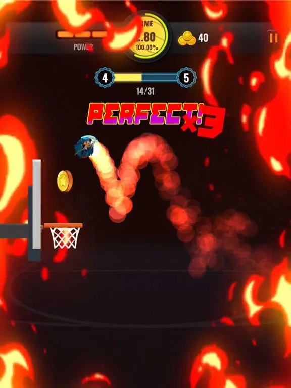 Изображение игры: Hoop Hit - BasketBall Shot Hot