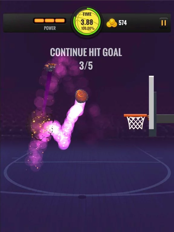 Изображение игры: Hoop Hit - BasketBall Shot Hot