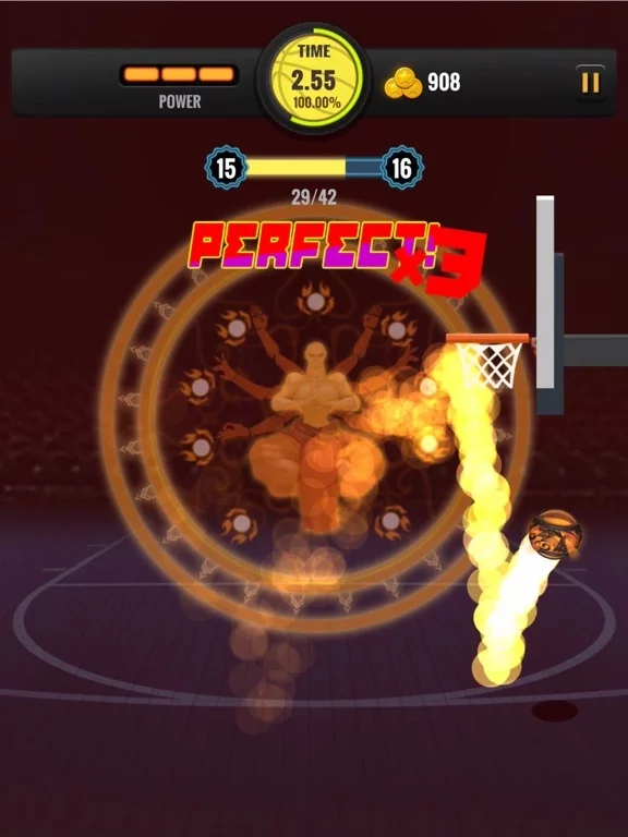 Изображение игры: Hoop Hit - BasketBall Shot Hot