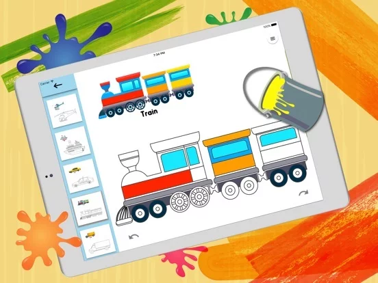 Изображение игры: ColorKids: Coloring Book Lite.