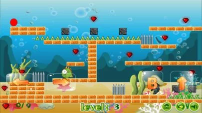 Изображение игры: Fire Ball In The Sea - Fire Boy Adventure