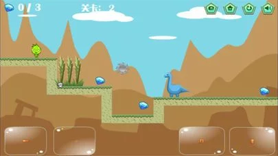 Изображение игры: Fireman VS Dinosaur