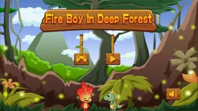 Изображение игры: Fire Boy In Deep Forest