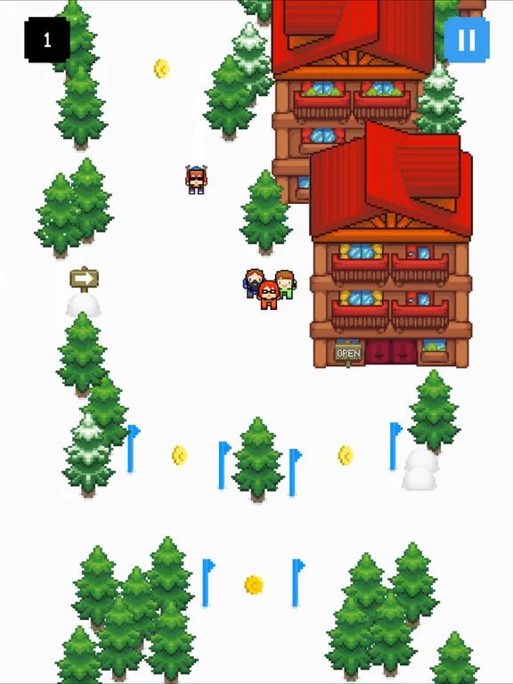 Изображение игры: Slippy Slopes - Extreme Ski Race
